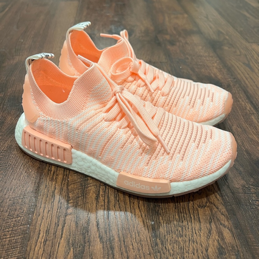 Adidas NMD R1 Primeknit Clear Orange size 6